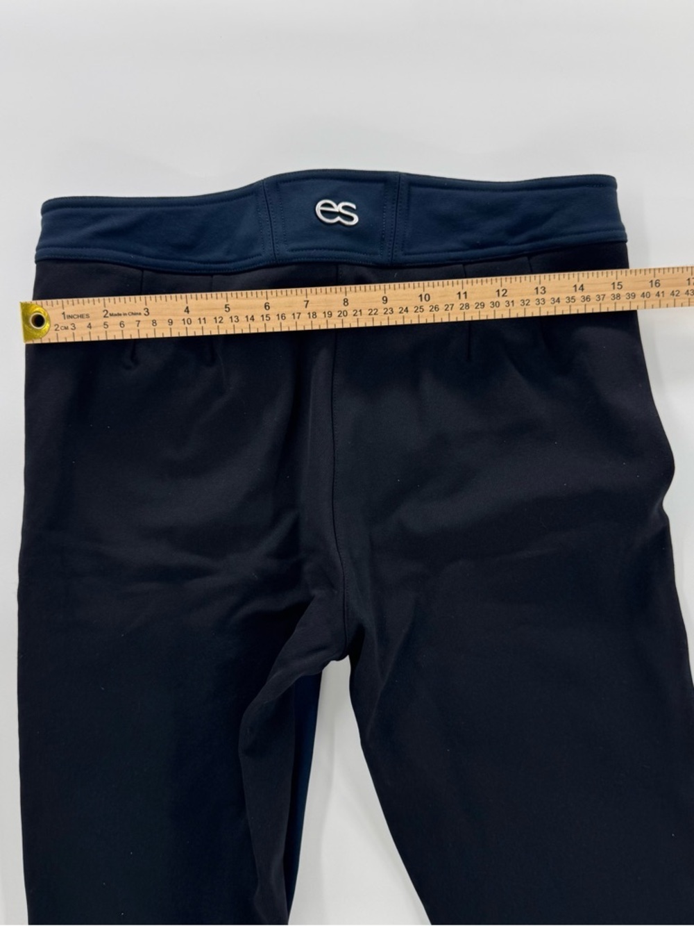 Erin Snow luxury Jes slim leg ski pant navy (black in back) sz 8 - Picture 7 of 11